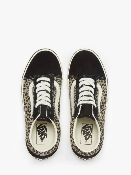 Sneakers Old Skool Uit Leder Vans Zwart accessoires D6WYY61 ander zicht 3