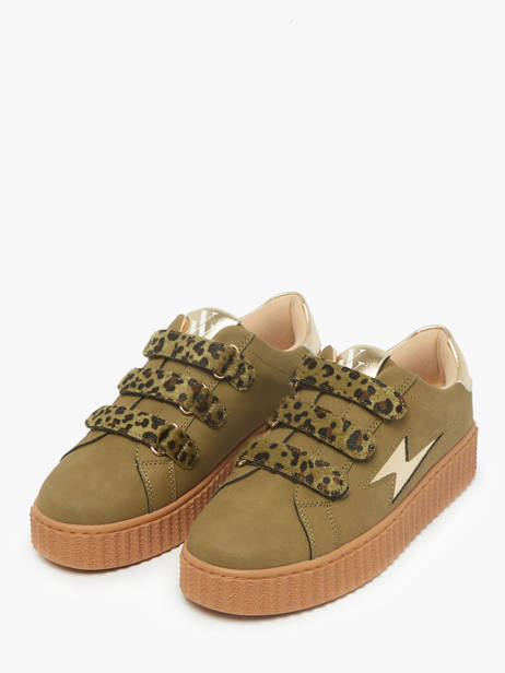 Sneakers Aby Vanessa wu Groen accessoires BK2714NR ander zicht 1