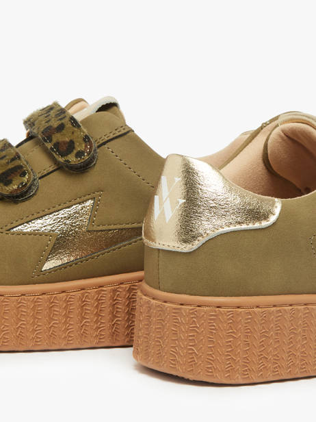 Sneakers Aby Vanessa wu Groen accessoires BK2714NR ander zicht 2