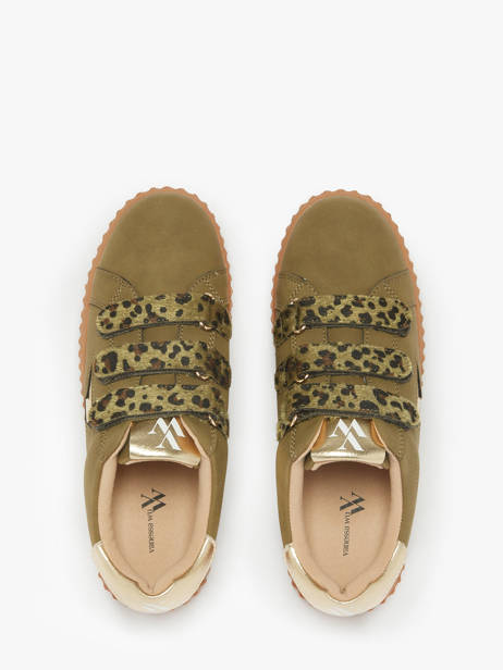 Sneakers Aby Vanessa wu Groen accessoires BK2714NR ander zicht 3
