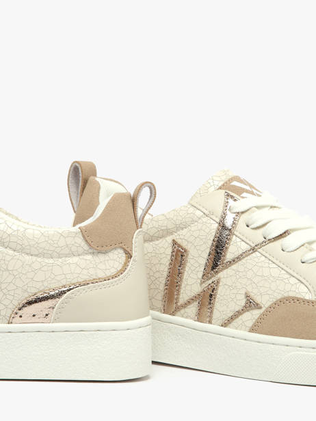 Sneakers Joyce Vanessa wu Beige accessoires BK2555BG ander zicht 2
