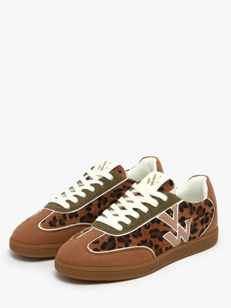 Sneakers Suzanne Vanessa wu Bruin accessoires BK2806NR ander zicht 1