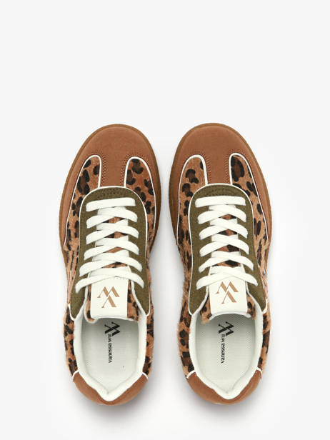 Sneakers Suzanne Vanessa wu Bruin accessoires BK2806NR ander zicht 3