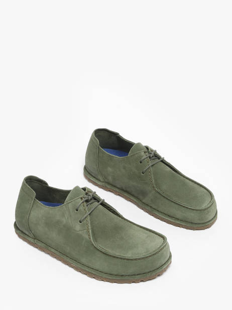 Derby Veterschoenen Utti Uit Leder Birkenstock Groen men 1030109 ander zicht 2