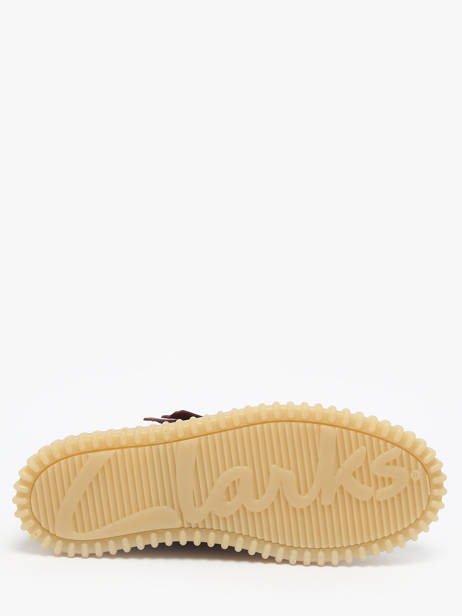 Enkelhoge Derby Veterschoenen Torhill Uit Leder Clarks Rood men 26183423 ander zicht 5