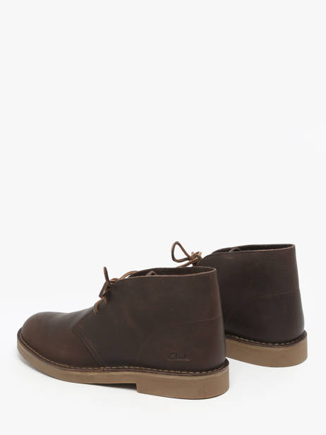 Enkellaarzen Desert Uit Leder Clarks Bruin men 26183363 ander zicht 3