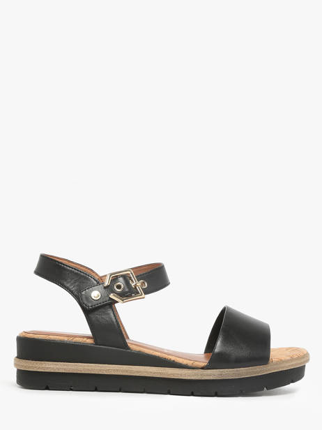 Sandalen Uit Leder Tamaris Zwart accessoires 42