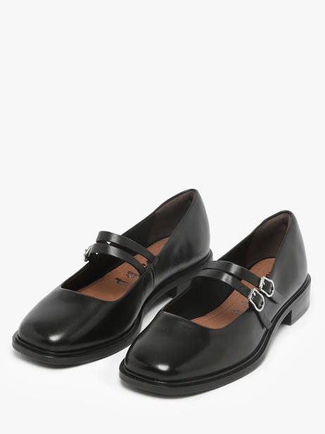 Ballerinas Met Riempjes Uit Leder Tamaris Zwart accessoires 45 ander zicht 1