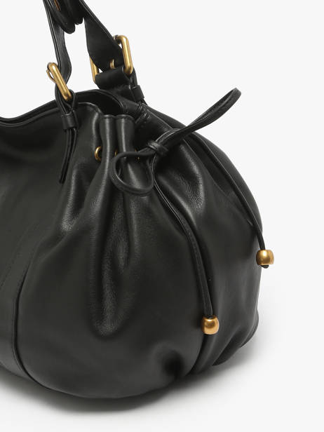 Schoudertas Icone Leder Gerard darel Zwart icone DCS01410 ander zicht 5