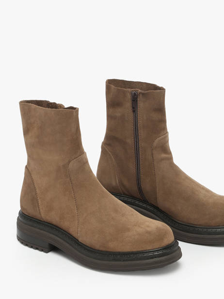 Stadsschoenen Uit Leder Aliwell Bruin accessoires A0407 ander zicht 1