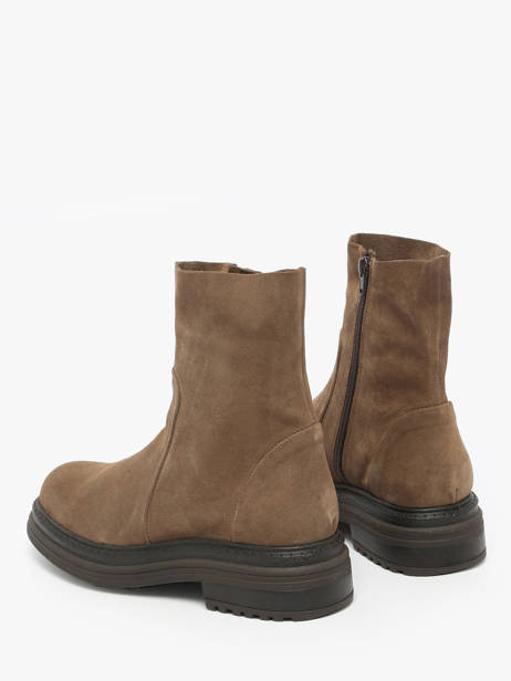 Stadsschoenen Uit Leder Aliwell Bruin accessoires A0407 ander zicht 2
