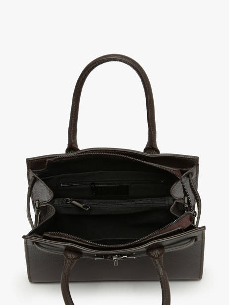 Handtas Caviar Leder Milano Bruin caviar CA24063 ander zicht 2