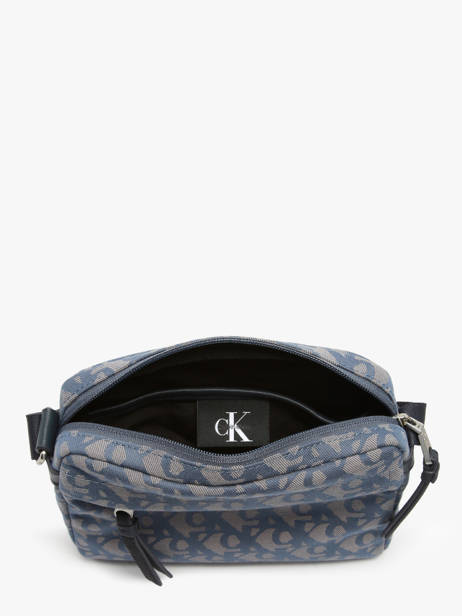 Cross Body Tas Unstructured Calvin klein jeans Blauw unstructured 4G3175G ander zicht 2
