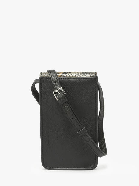 Telefoontas Python Leder Paul marius Zwart python TELEPPYT ander zicht 4