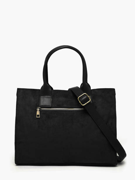 Handtas A4 Formaat Stud David jones Zwart stud CM7868 ander zicht 4