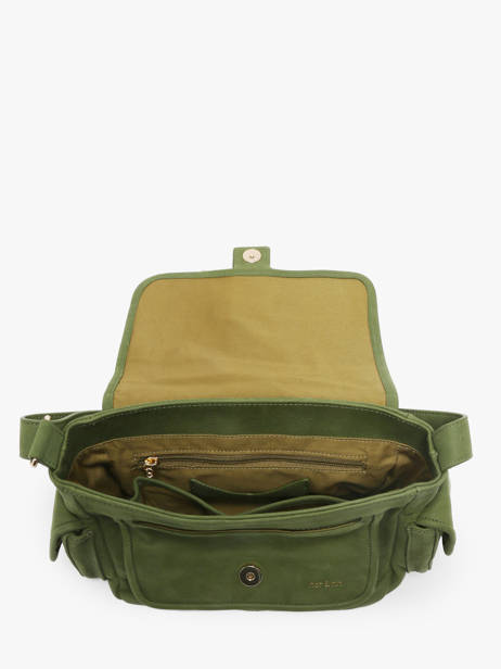 Cross Body Tas Joy Leder Nat et nin Groen vintage JOY ander zicht 3
