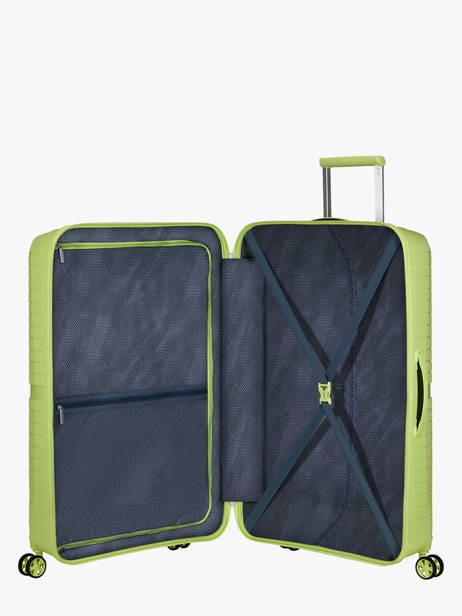 Harde Reiskoffer Airconic American tourister Groen airconic 88G003 ander zicht 3