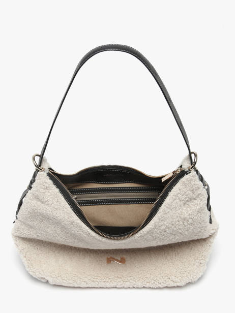 Schoudertas Carrie Winter Shearling En Leder Nathan baume Beige vogue S ander zicht 3