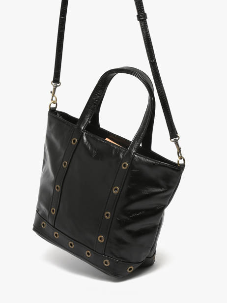 Handtas Cabas Cuir Leder Vanessa bruno Zwart cabas cuir 82V40435 ander zicht 2