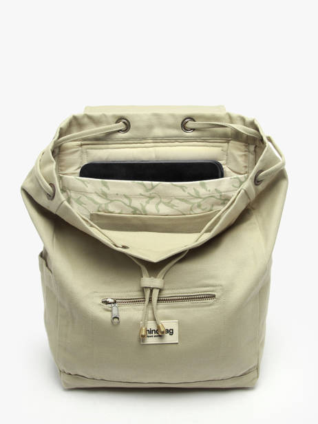 Rugzak Eliot Katoen Hindbag Groen best seller ELIOT ander zicht 3