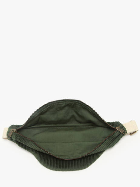 Heuptasje Hindbag Groen velours V ander zicht 3