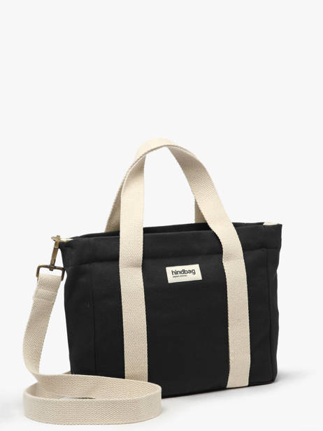 Handtas Best Seller Katoen Hindbag Zwart best seller LOUISE ander zicht 2