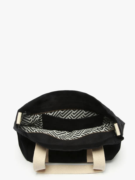 Handtas Best Seller Katoen Hindbag Zwart best seller LOUISE ander zicht 3