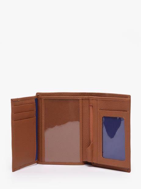 Portefeuille Charles Leder Le tanneur Bruin charles TCHA3311 ander zicht 2
