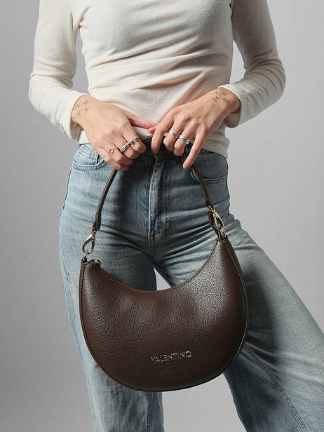 Schoudertas Alexia Valentino Bruin alexia VBS5A808 ander zicht 1