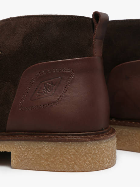 Enkellaarzen Uit Leder Solex Bruin men S3809 ander zicht 2