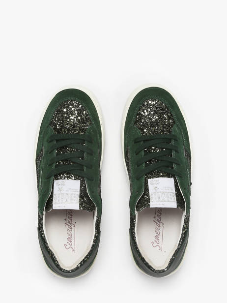 Sneakers Ale Uit Leder Semerdjian Groen women ALE ander zicht 3