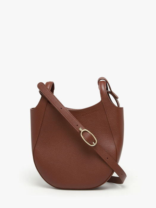Longchamp Le foulonné Cross bodytas Bruin