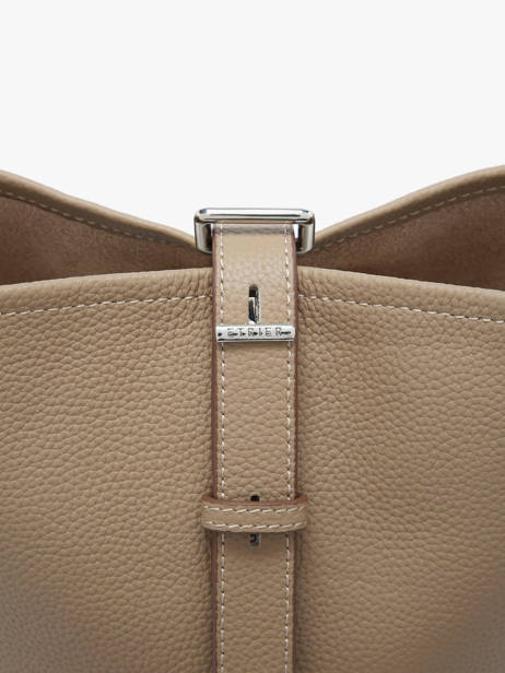 Schoudertas Rugzak S Cavalier Leder Etrier Bruin cavalier ECLR126S ander zicht 7