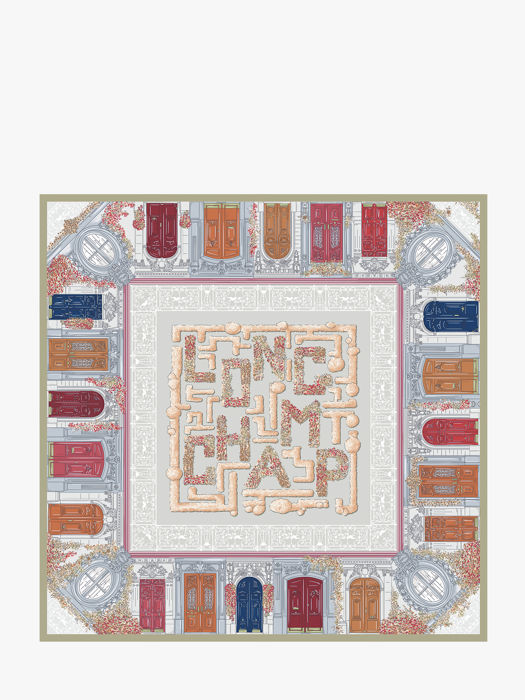 Longchamp Soie gots Sjaal Groen