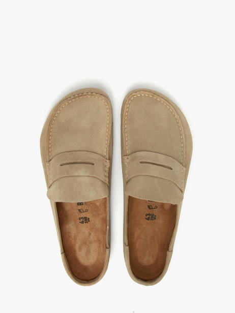 Mocassins Naples Uit Leder Birkenstock Bruin men 1029675 ander zicht 3