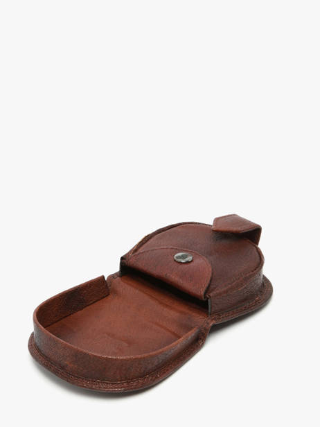 Portemonnee Caviar Leder Crinkles Bruin caviar 14239 ander zicht 1