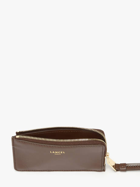 Kaarthouder Origami Leder Lancel Bruin origami A13422 ander zicht 1