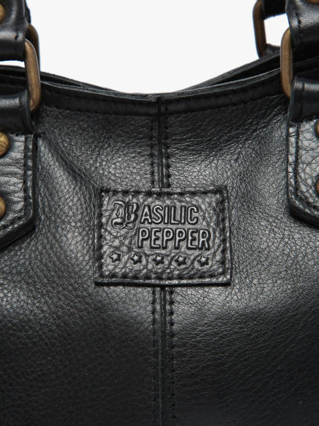 Cross Body Tas Dakota Leder Basilic pepper Zwart dakota BDAK72 ander zicht 5