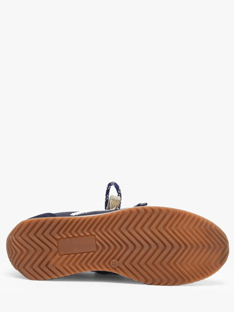 Sneakers June Uit Leder Semerdjian Blauw women JUNED482 ander zicht 4