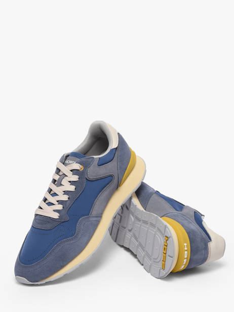 Sneakers Uit Leder Hoff Blauw men 12602011 ander zicht 3