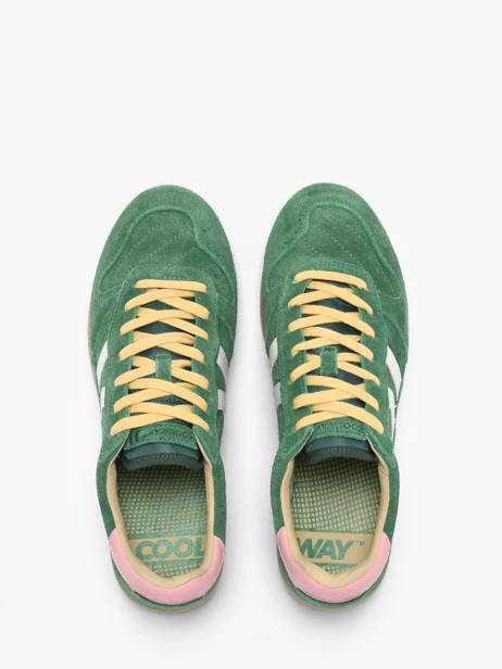Sneakers Uit Leder Coolway Groen men 8663807 ander zicht 4