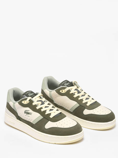 Sneakers Uit Leder Lacoste Groen men 1SMA0100 ander zicht 2