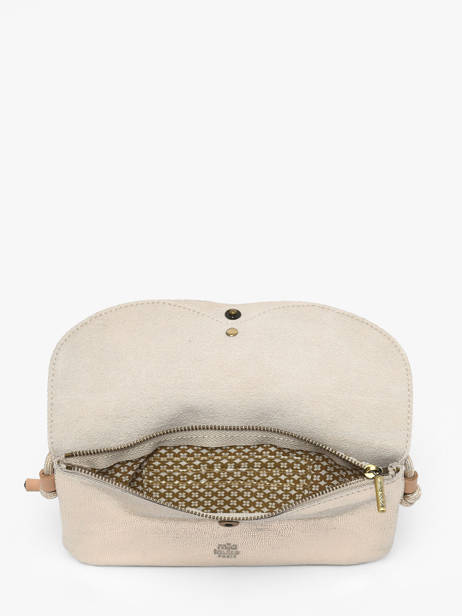 Cross Body Tas Vintage Leder Mila louise Wit vintage 3756RX ander zicht 3