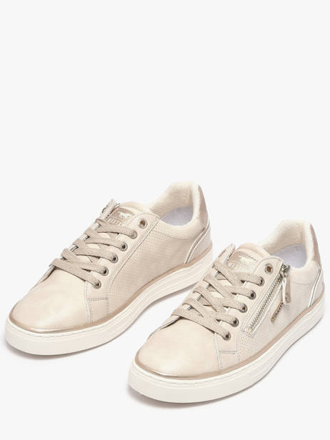 Sneakers Mustang Beige women M0032006 ander zicht 1