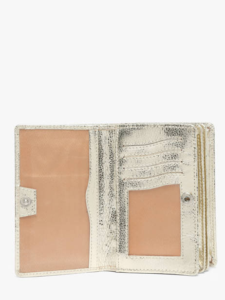 Portefeuille Caviar Leder Crinkles Goud caviar 14049 ander zicht 2