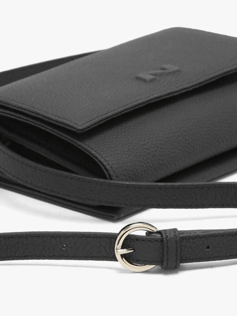 Cross Body Tas Thelma Leder Nathan baume Zwart n city 12 ander zicht 3