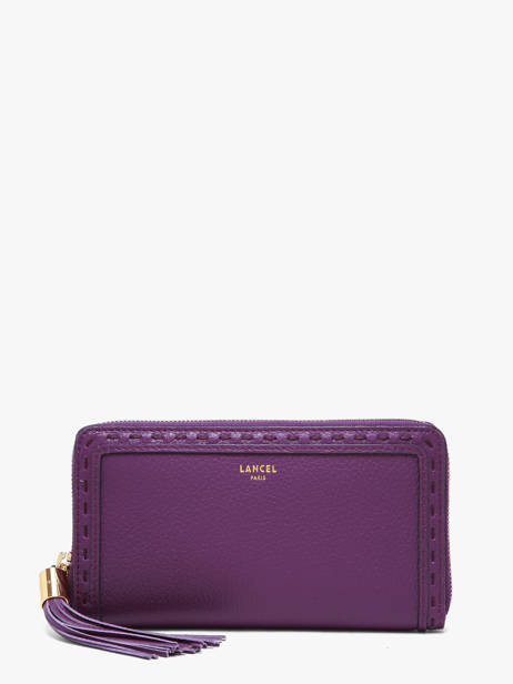 Portefeuille L Premier Flirt Leder Lancel Violet premier flirt A10111