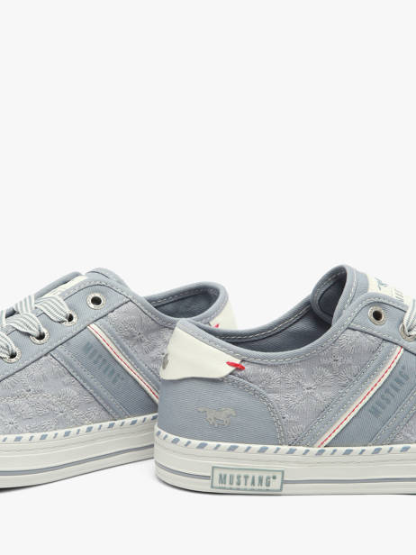 Sneakers Mustang Blauw women M0152003 ander zicht 2