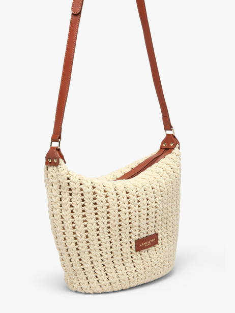 Cross Body Tas Tresse Coton Lancaster Beige tresse coton 69 ander zicht 2