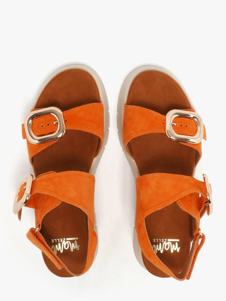 Sandalen Uit Leder Mam'zelle Oranje women CSGNQ06 ander zicht 3